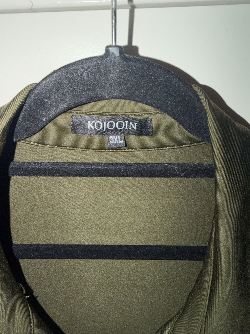 Kojooin Olive Green Dress- 3XL